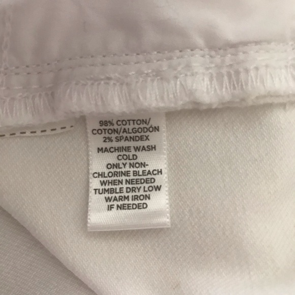 LOFT WHITE DENIM SKIRT - Picture 3 of 5